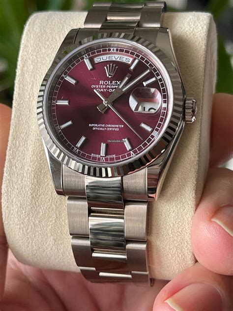 red rolex day date|Rolex Day-Date price list.